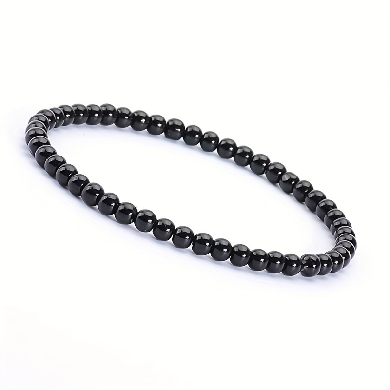 4MM Bead Mini Gemstone Bracelet for Women Men